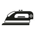 Iron tailor icon simple vector. Accessories work equipment