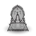 Iron throne for computer games design