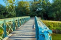 Old bridge over canal, Brittany, France Royalty Free Stock Photo