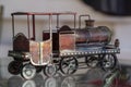 Iron Train Engine Vintage Toy Rust