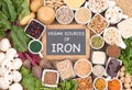 Iron in vegan diet. Food sources of vegan iron