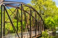 Iron Walking Bridge Royalty Free Stock Photo