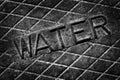 Iron Water Cover Man Hole Rusty
