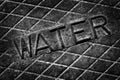 Iron Water Cover Man Hole Rusty Royalty Free Stock Photo