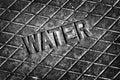 Iron Water Cover Man Hole Rusty Royalty Free Stock Photo