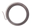 Iron wire roll, rolled up ferrous wire of pure, annealed iron, from above