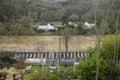 Ironbridge Main Street Flood Reinforcement Royalty Free Stock Photo