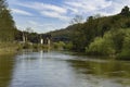 Ironbridge with River Severn Shropshire