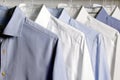 Ironed shirt at the dry cleaners Royalty Free Stock Photo