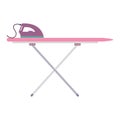 ironing board laundry service Royalty Free Stock Photo