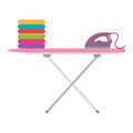 ironing board laundry service Royalty Free Stock Photo