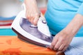 Ironing clothes Royalty Free Stock Photo