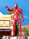 Ironman or iron man supehero carachetr at Disneyland funfair Paris france