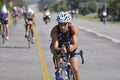 Ironman south African cyclist Royalty Free Stock Photo