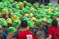 Ironman Switzerland Swim Start 2014 Royalty Free Stock Photo