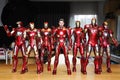 IRONMAN TEAM Figures Model 1:6 SCALE on display