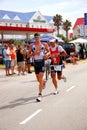 Ironman triathletes running Royalty Free Stock Photo