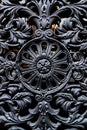 Ironwork Detail of Door