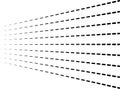 irradiated parallel lines Royalty Free Stock Photo
