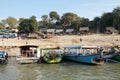 Irrawaddy river in Bagan, Myanmar Royalty Free Stock Photo