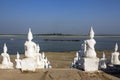 Irrawaddy River at Mingun - Myanmar (Burma) Royalty Free Stock Photo