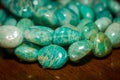 Irregular amazonite beads