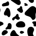 Irregular blob, seamless pattern of abstract organic shapes. Abstract irregular random blobs. Simple liquid amorphous Royalty Free Stock Photo