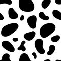 Irregular blob, seamless pattern of abstract organic shapes. Abstract irregular random blobs. Simple liquid amorphous Royalty Free Stock Photo