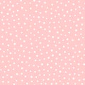 Irregular polka dots. Trendy seamless pattern.