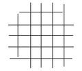 Irregular, random intersecting lines abstract grid, mesh, grate and trellis pattern, texture. Geometric vector artwork Royalty Free Stock Photo