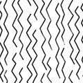 Irregular textured zig-zag seamless pattern.