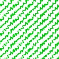 Irregular Zig Zag Green Geometric Seamless Pattern