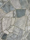 Irregularly shaped stone floor Royalty Free Stock Photo