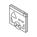 irrelevant link isometric icon vector illustration Royalty Free Stock Photo