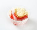 Irresistible strawberry shortcake dessert Royalty Free Stock Photo