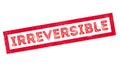 Irreversible rubber stamp Royalty Free Stock Photo
