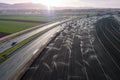 Irrigation Agriculture Field in California, United States