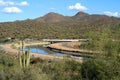 Arizona: Beeline Highway Crossing Central Arizona Project Canal Royalty Free Stock Photo