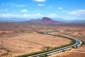 Irrigation Canal in Arizona Royalty Free Stock Photo