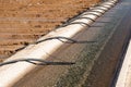 Irrigation canal & siphon tubes Royalty Free Stock Photo