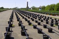 irrigation of flowers Royalty Free Stock Photo