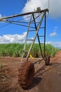 Irrigation machinery system used in Sugarcane plantation field