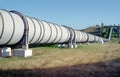 Irrigation pipeline Royalty Free Stock Photo