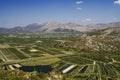 The irrigation scheme on river