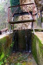 Irrigation sluice system in ronda, andalusia, spain