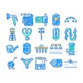 irrigation system icon hand drawn