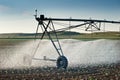 Irrigation Wheel Line Royalty Free Stock Photo