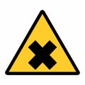 Irritant hazard sign