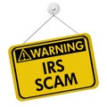 IRS Scam Warning Sign