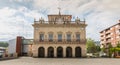 Architectural detail of City Hall of Irun in spain Royalty Free Stock Photo